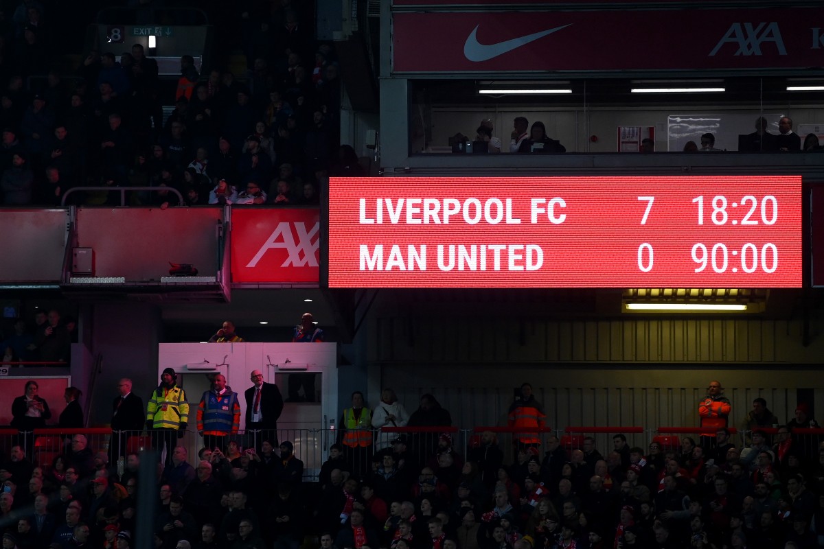 liverpool 7-0 man united
