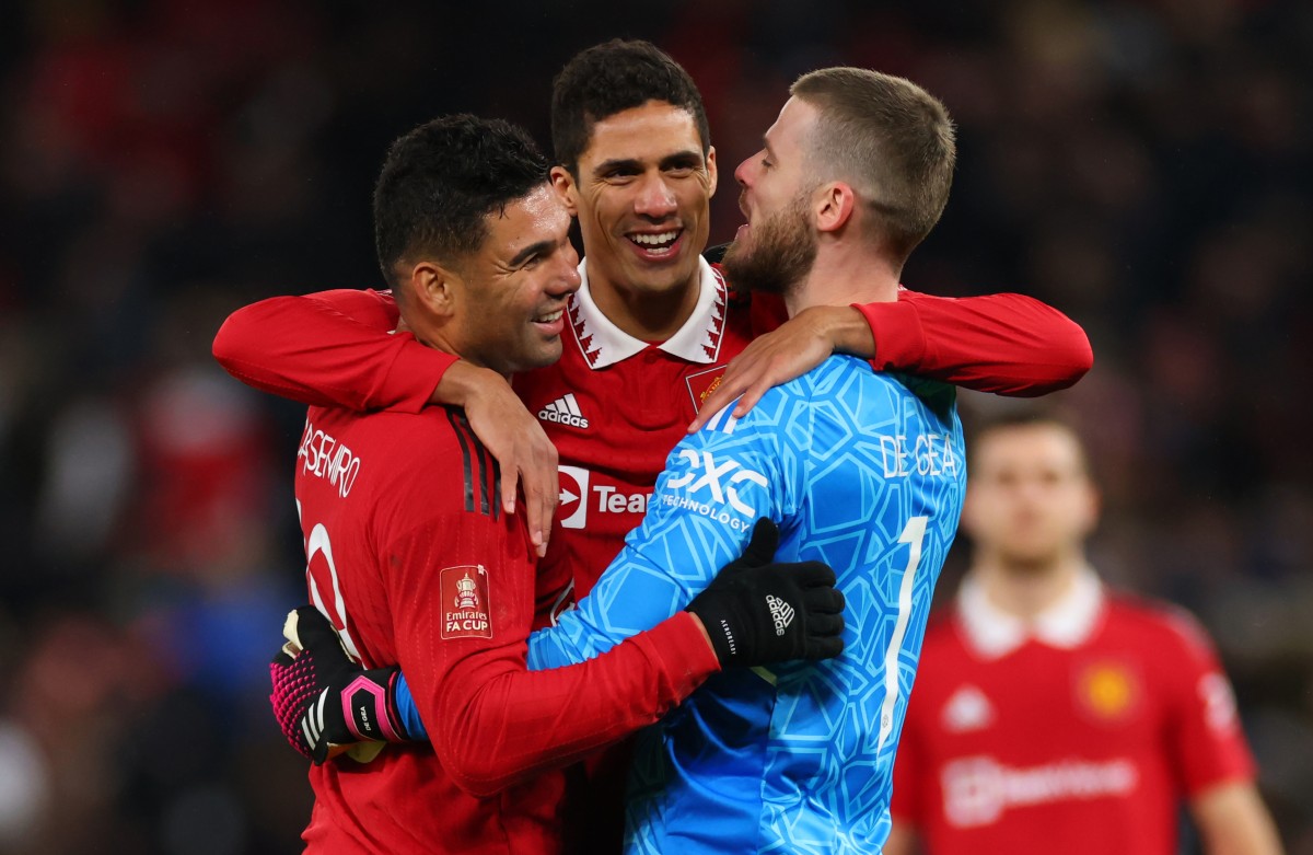 manchester united casemiro varane de gea