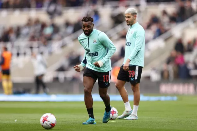 newcastle saint-maximin bruno guimaraes