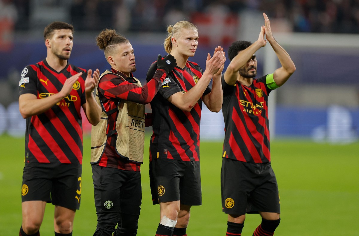 rb leipzig man city dias phillips haaland gundogan