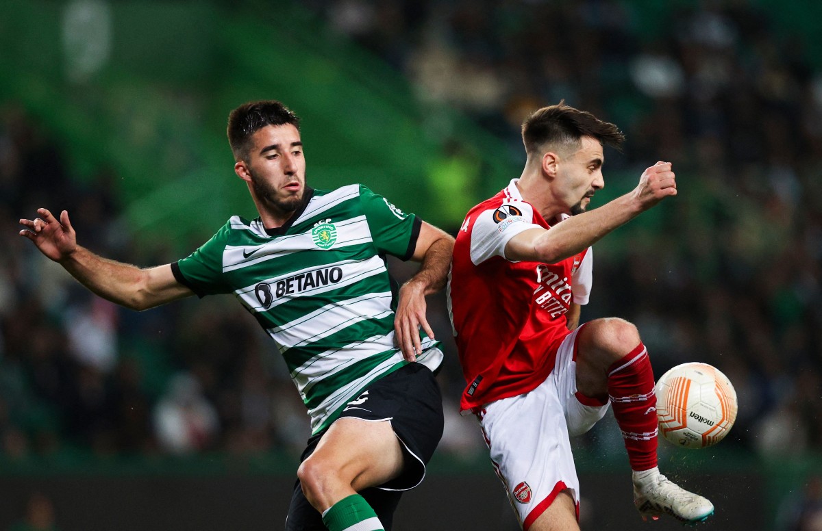 sporting vs arsenal inacio vieira