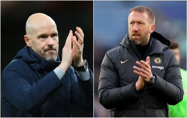 ten hag vs potter pic