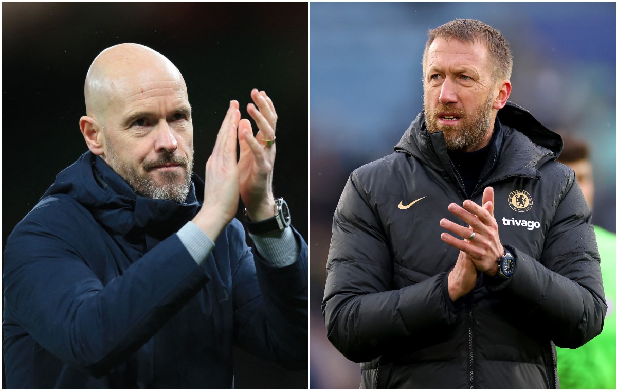 ten hag vs potter pic