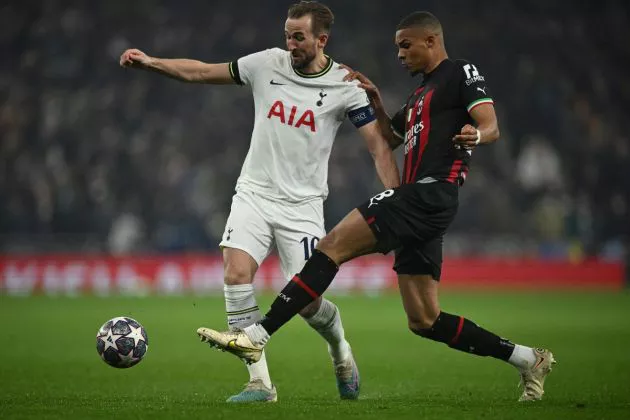 tottenham ac milan kane