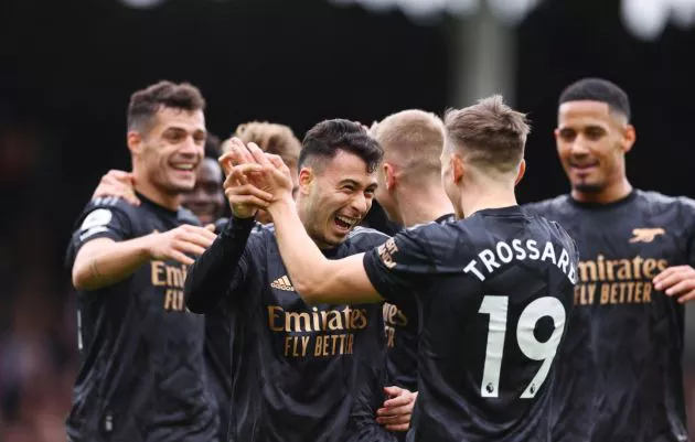 xhaka martinelli trossard saliba arsenal