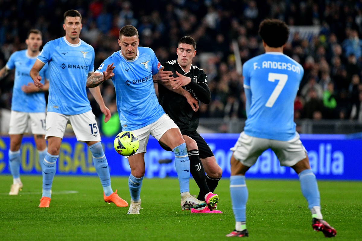 Lazio vs Juventus Milinkovic-Savic Vlahovic