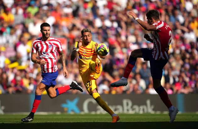 barcelona atleti raphinha