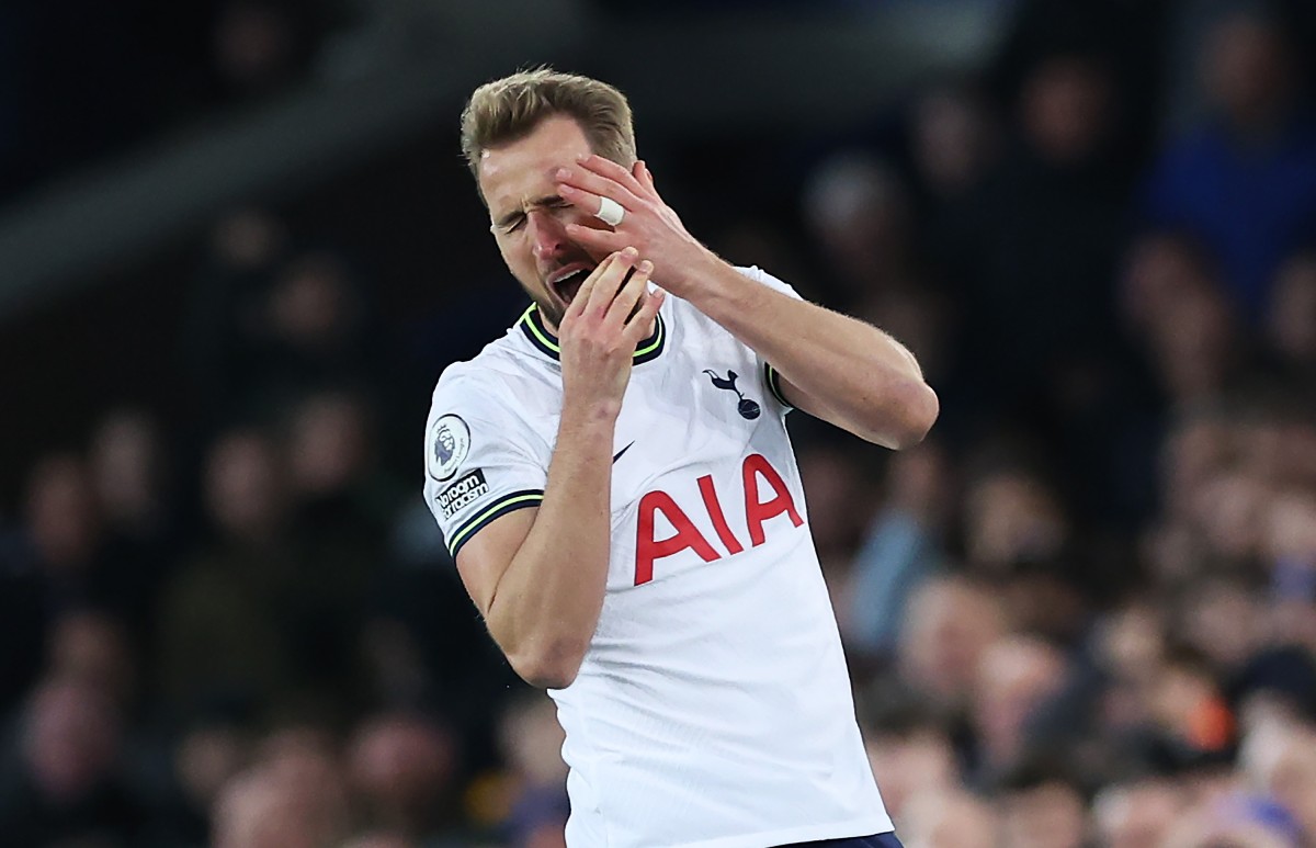 everton tottenham kane antics