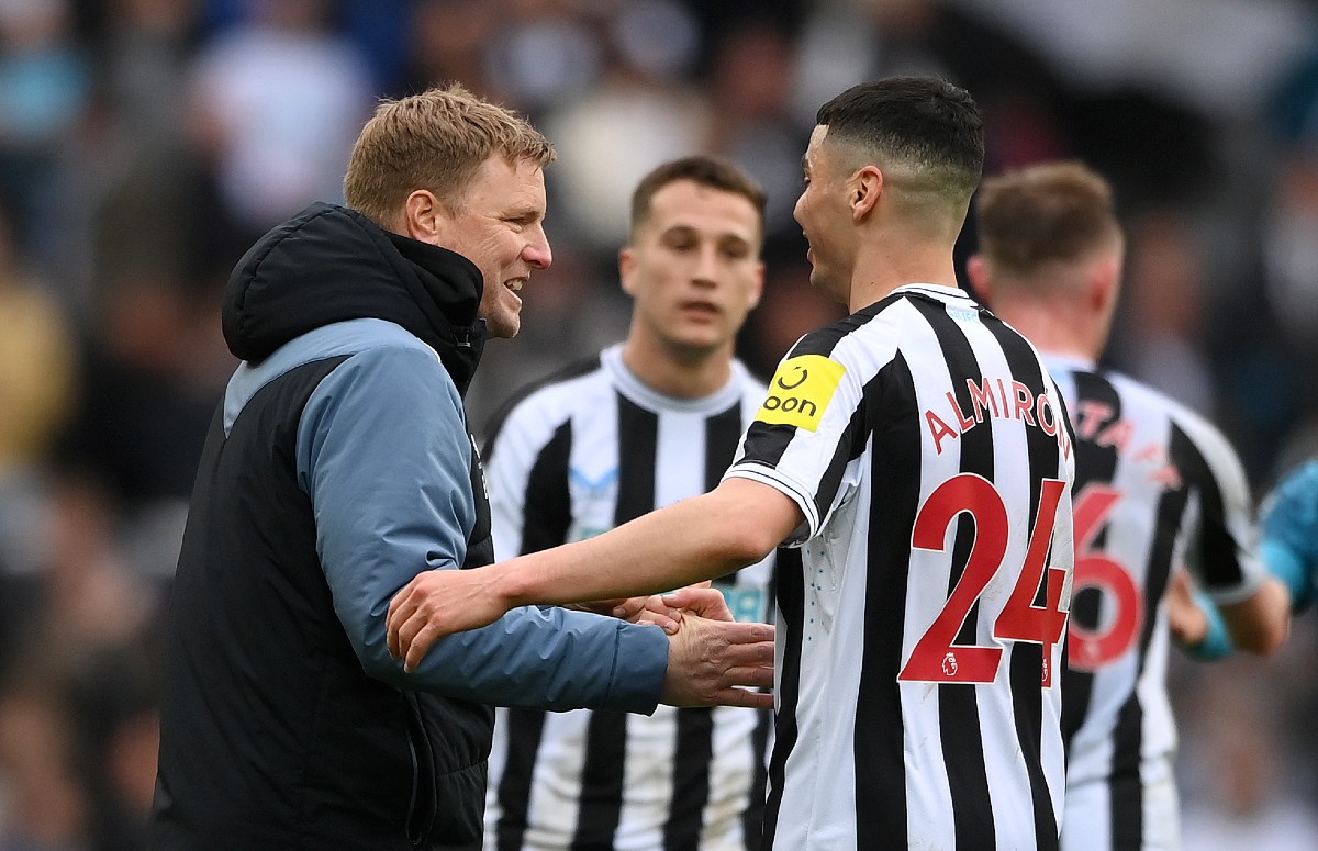 howe almiron newcastle tottenham