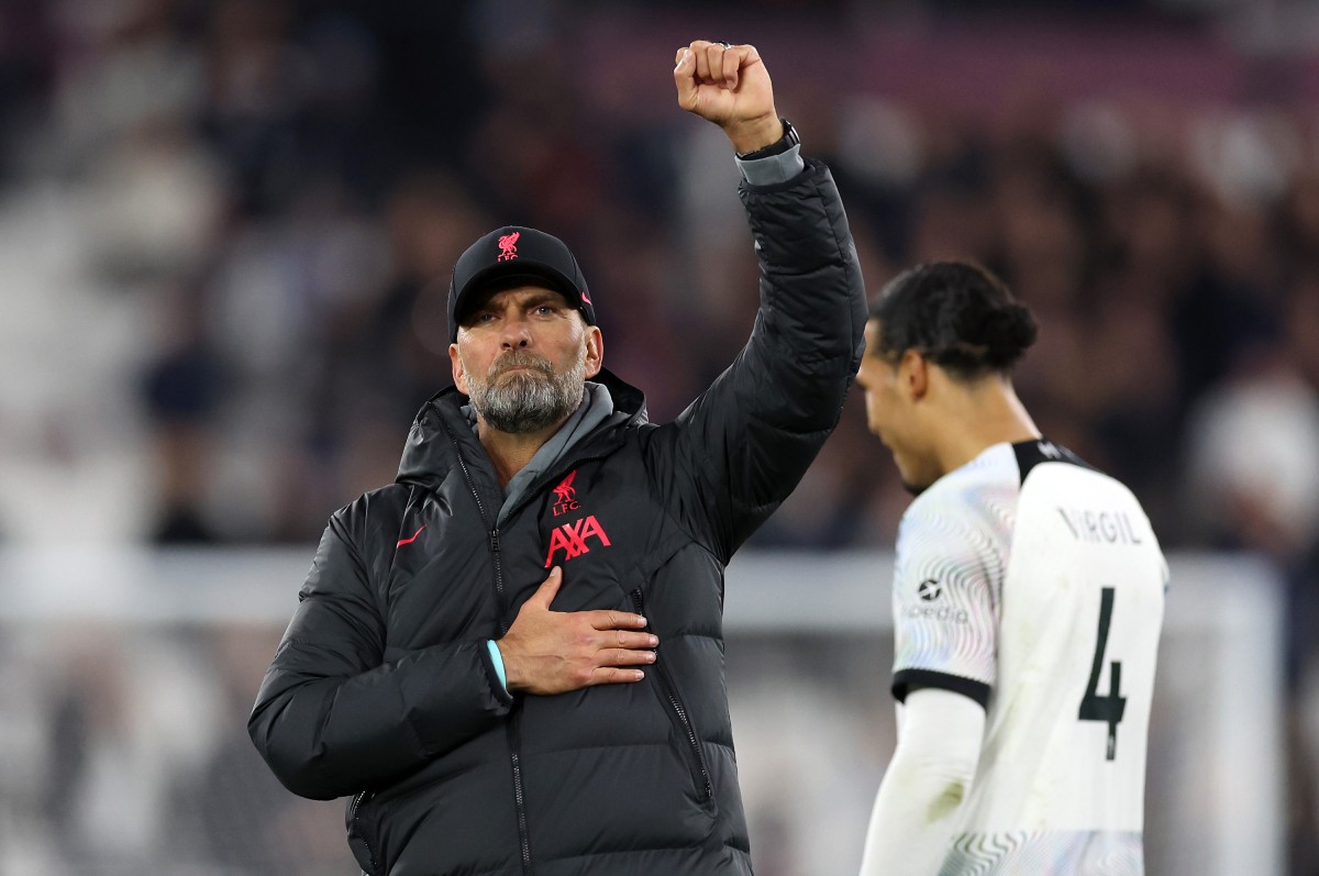 jurgen klopp van dijk west ham