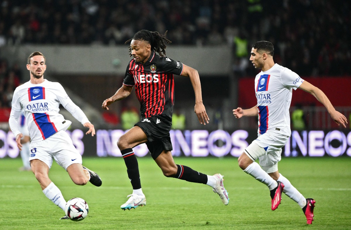 thuram nice vs psg