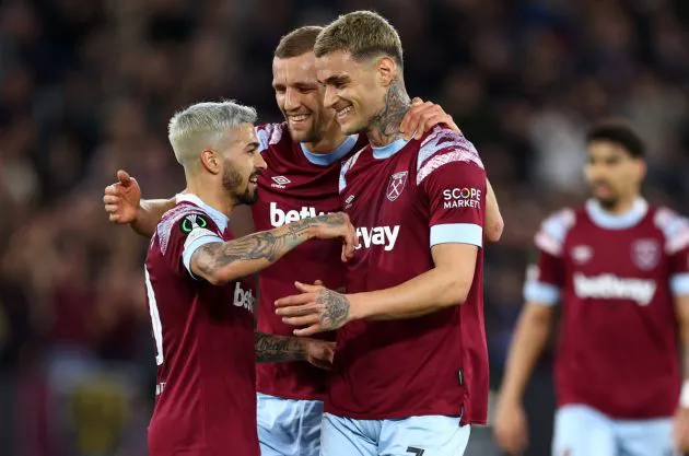 west ham aek lanzini scamacca