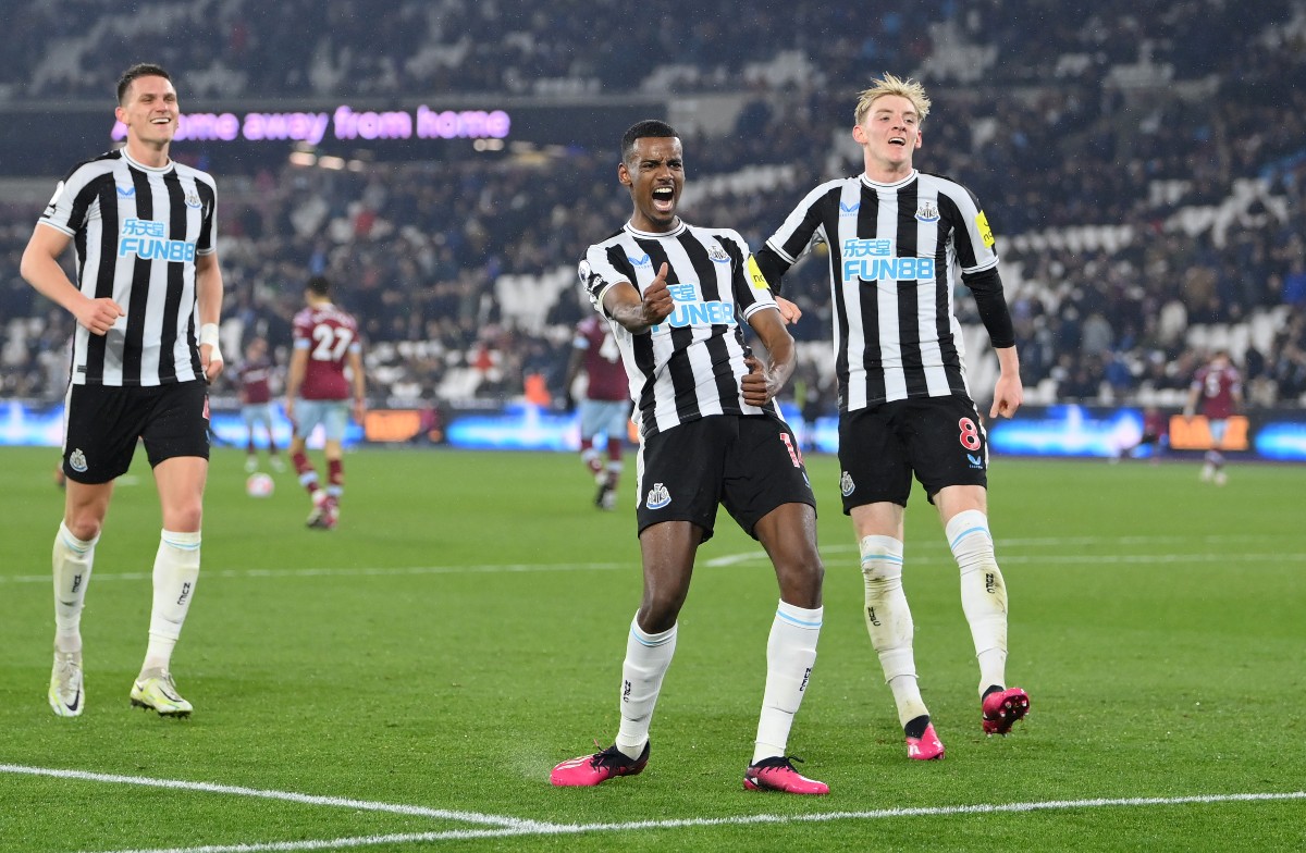 west ham newcastle isak gordon