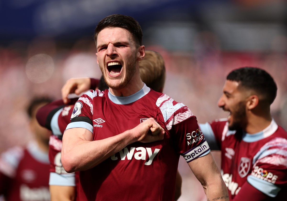 west ham southampton declan rice 2023