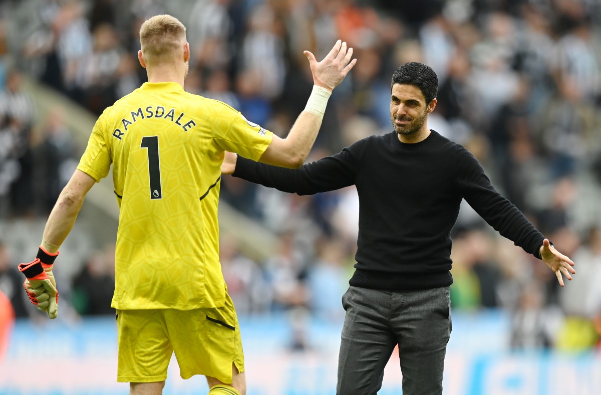 Arsenal Aaron Ramsdale Mikel Arteta
