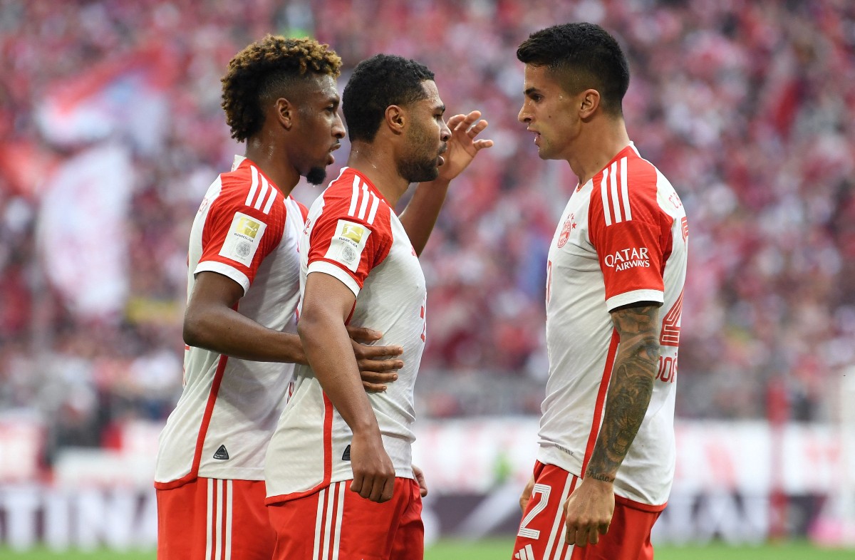 Coman Gnabry and Cancelo