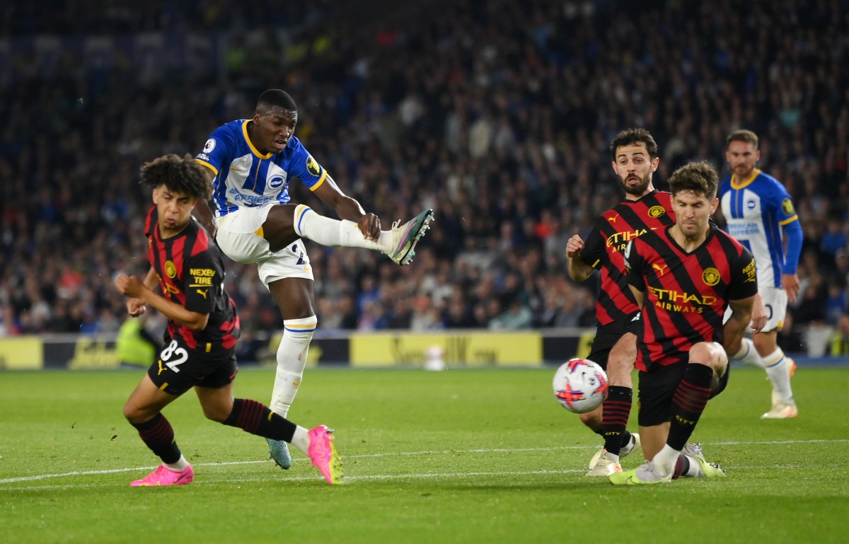 Moises Caicedo Brighton 1-1 Manchester City