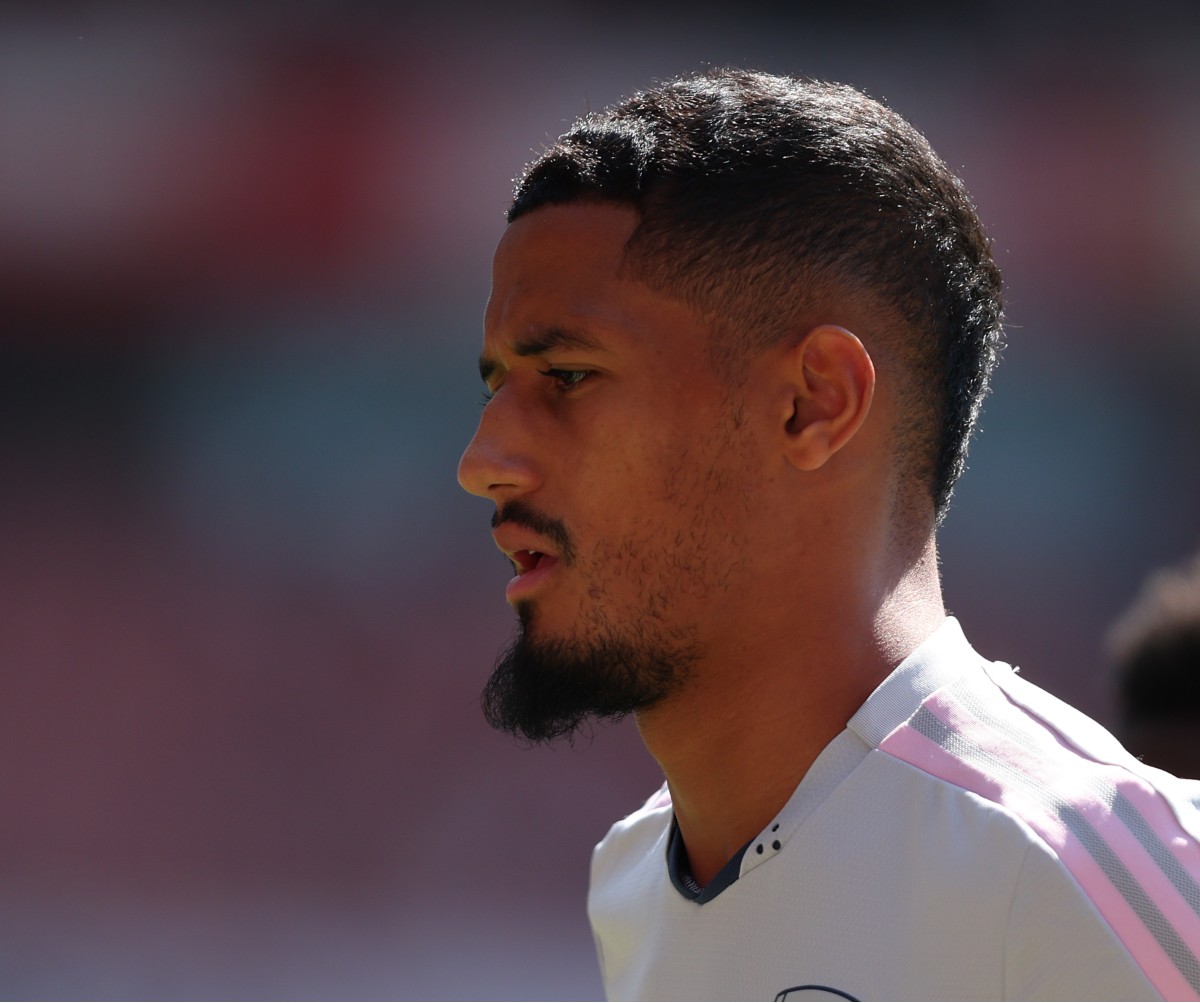 arsenal 4-2 leicester saliba arsenal 4-2 leicester saliba