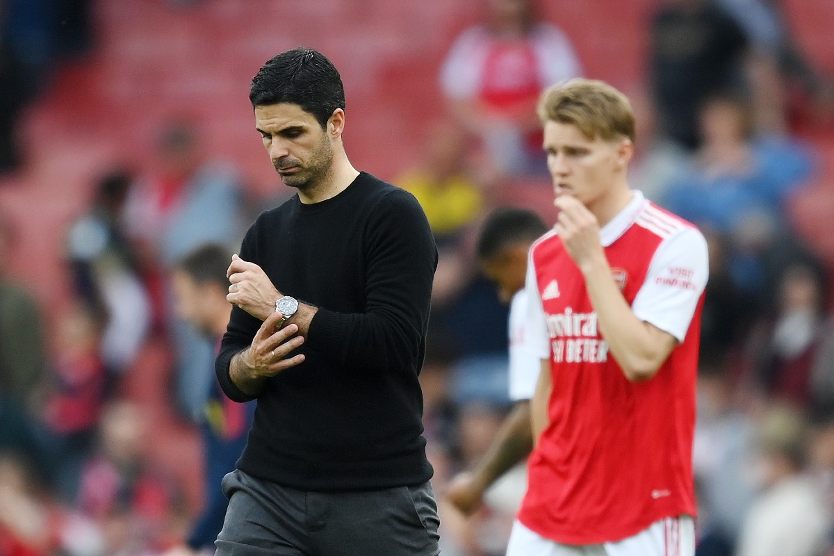 arteta odegaard arsenal 0-3 brighton