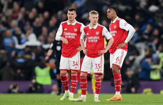 city arsenal xhaka zinchenko gabriel magalhaes