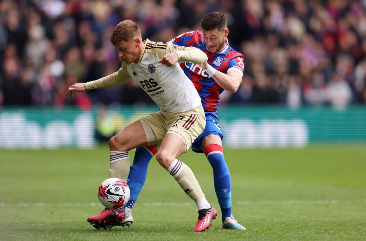 crystal palace leicester harvey barnes
