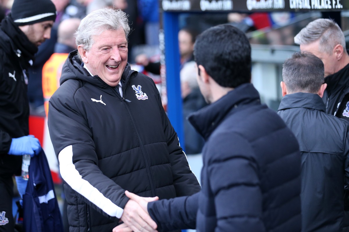 crystal palace roy hodgson mikel arteta arsenal