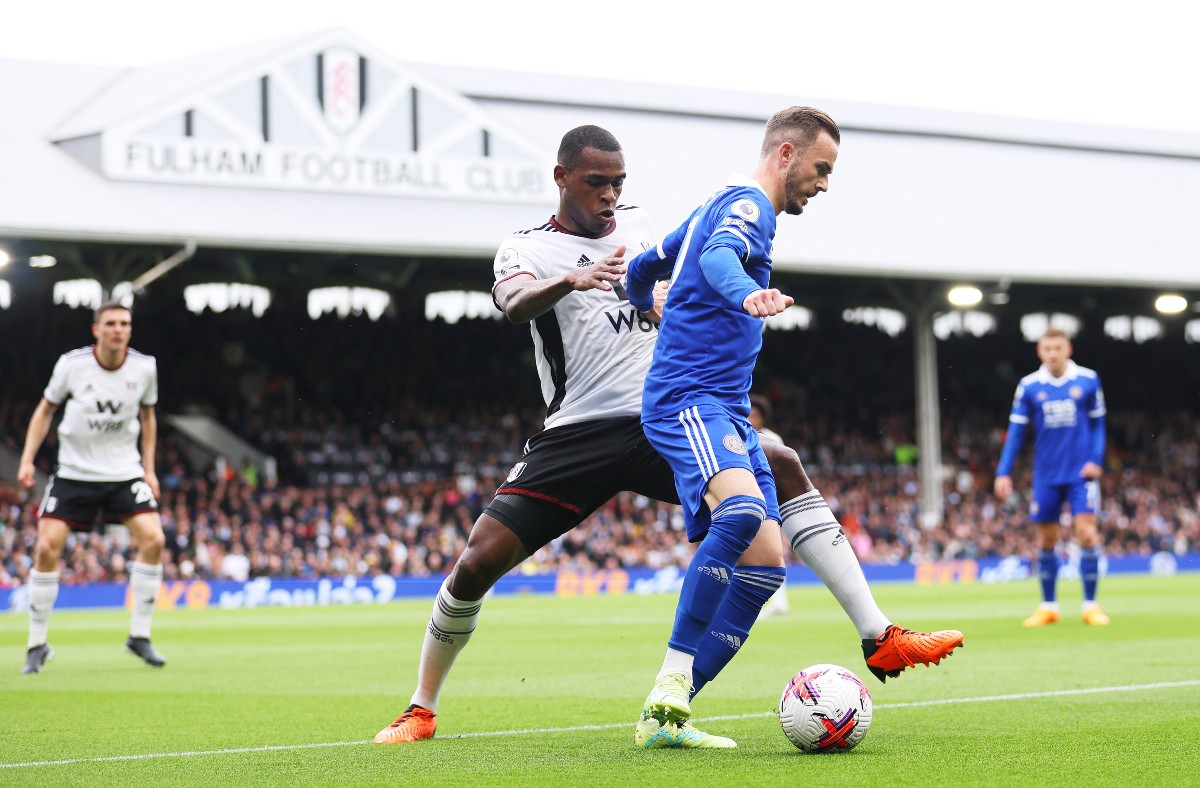 fulham vs leicester city james maddison