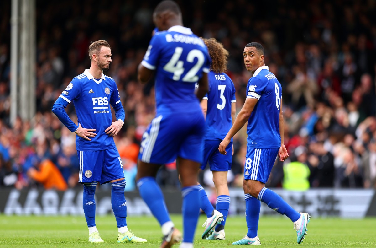 fulham vs leicester james maddison youri tielemans