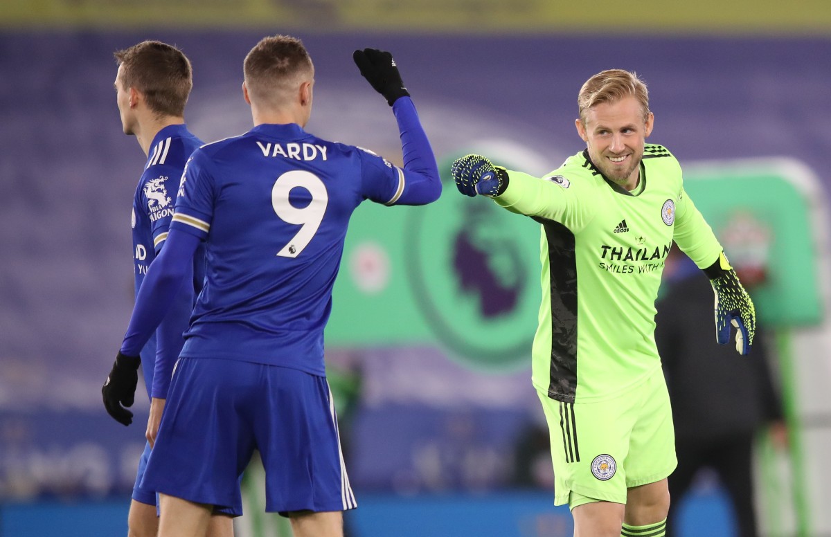leicester vardy schmeichel