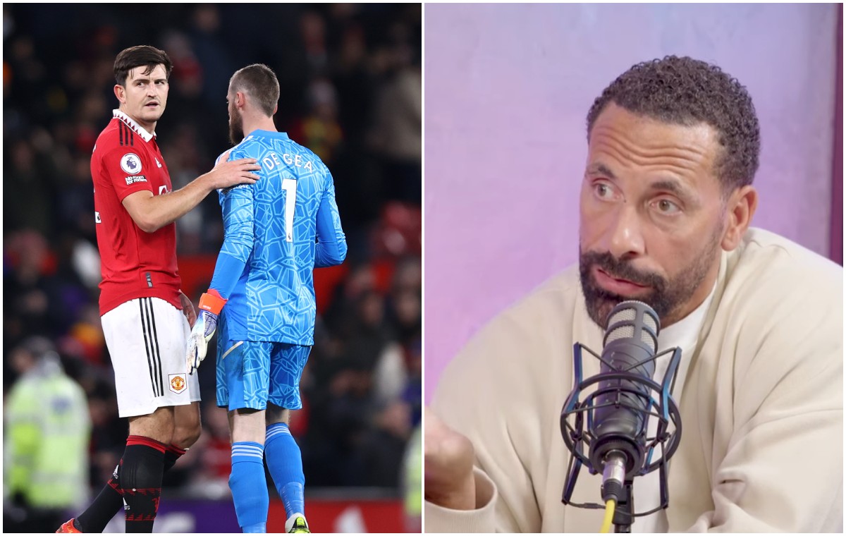 harry maguire david de gea rio ferdinand