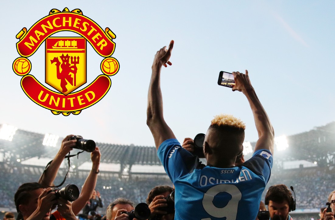 man utd osimhen napoli celebrations