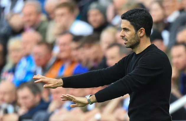newcastle 0-2 arsenal arteta