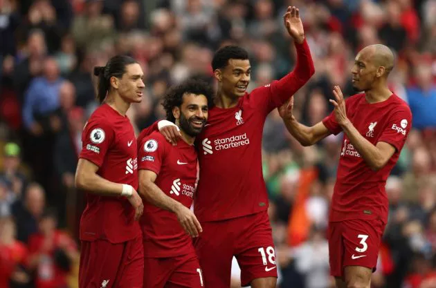 nunez salah gakpo fabinho liverpool brentford