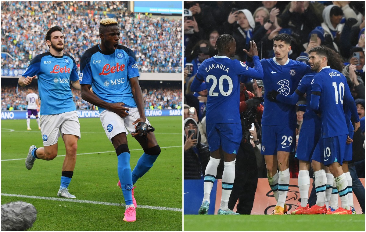 osimhen napoli zakaria havertz pulisic chelsea