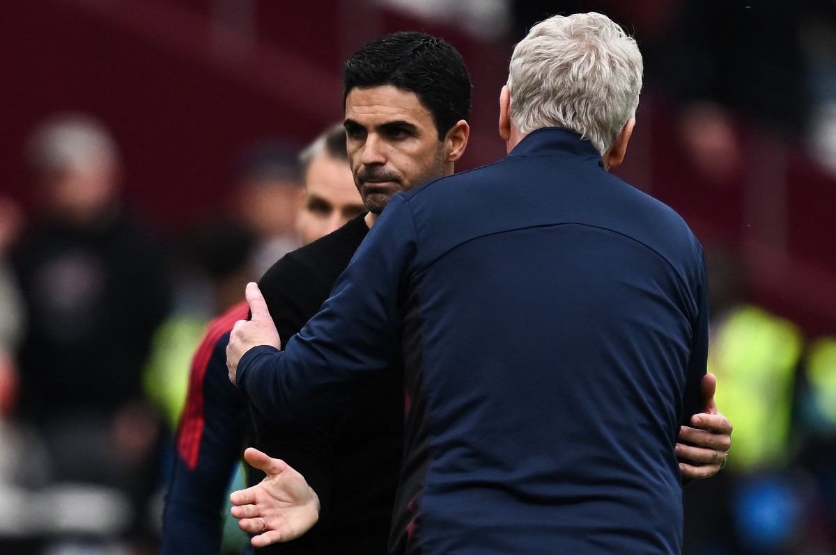 west ham 2-2 arsenal arteta moyes