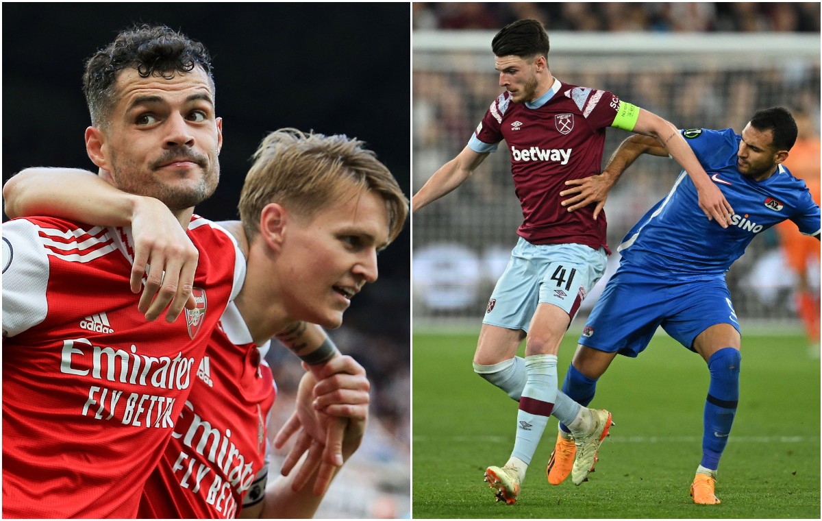 xhaka odegaard rice