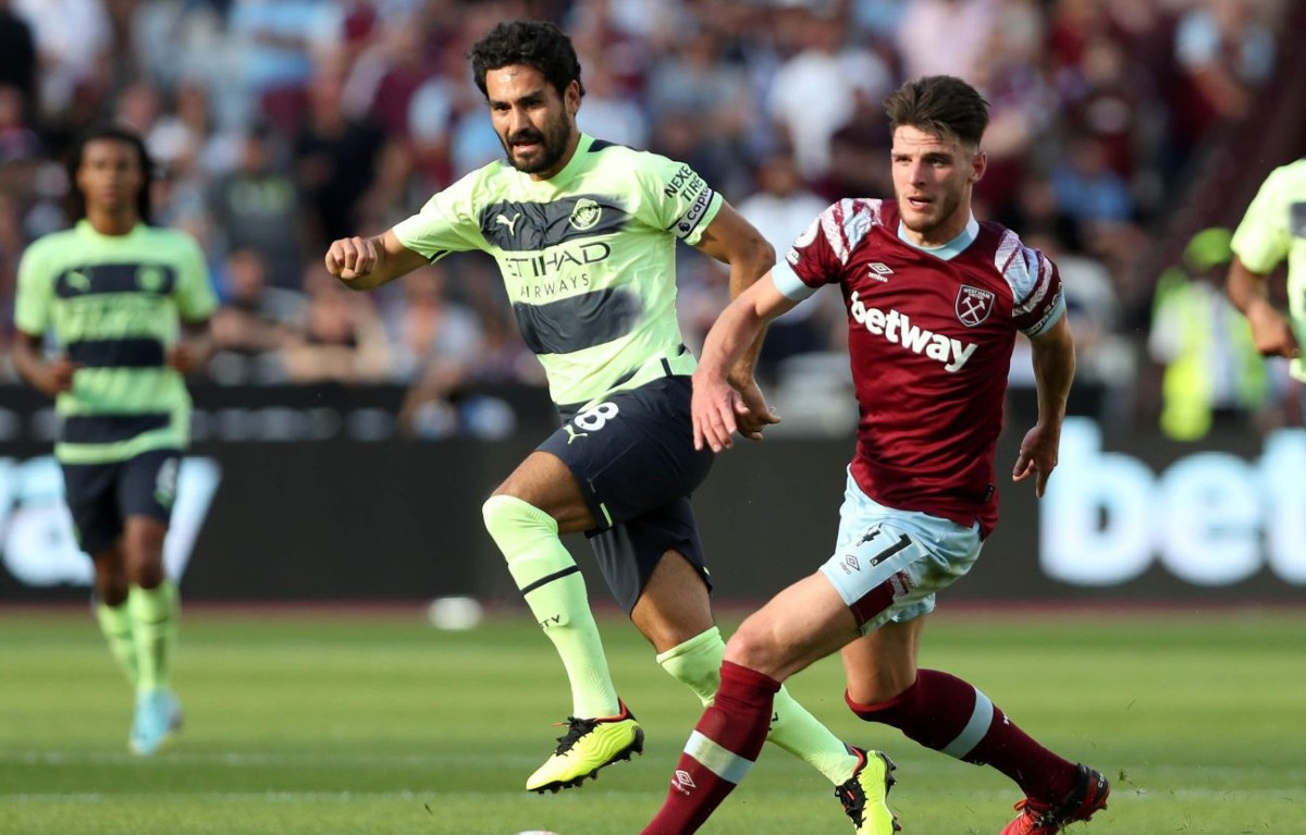 City West Ham Gundogan and Rice