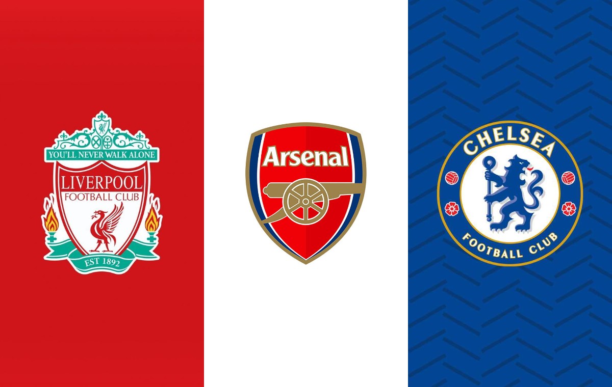 Liverpool Arsenal Chelsea club badges