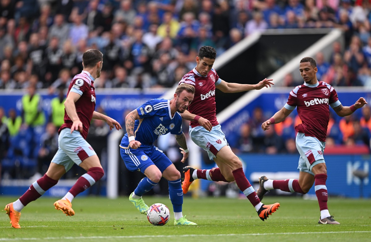 Premier League Leicester West Ham James Maddison