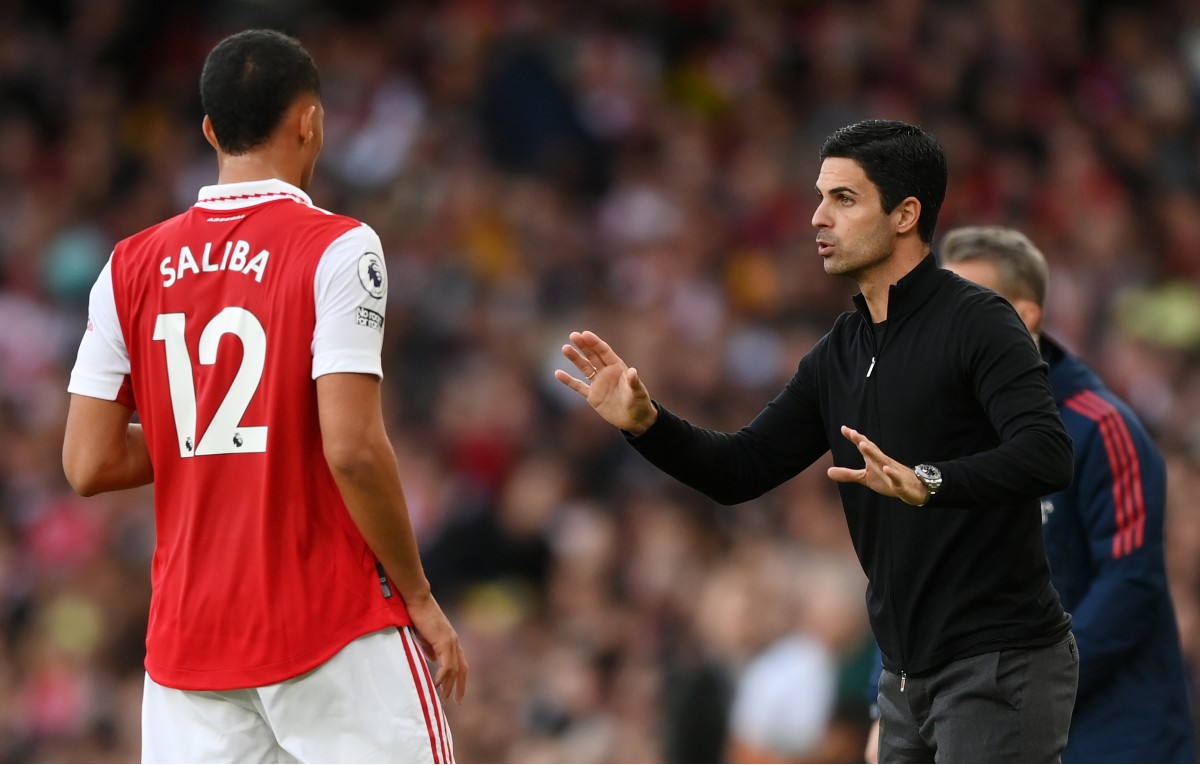 arsenal 3-2 liverpool saliba arteta