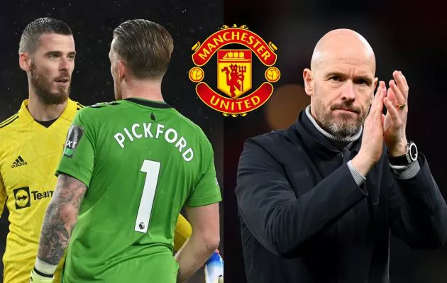 de gea pickford united ten hag