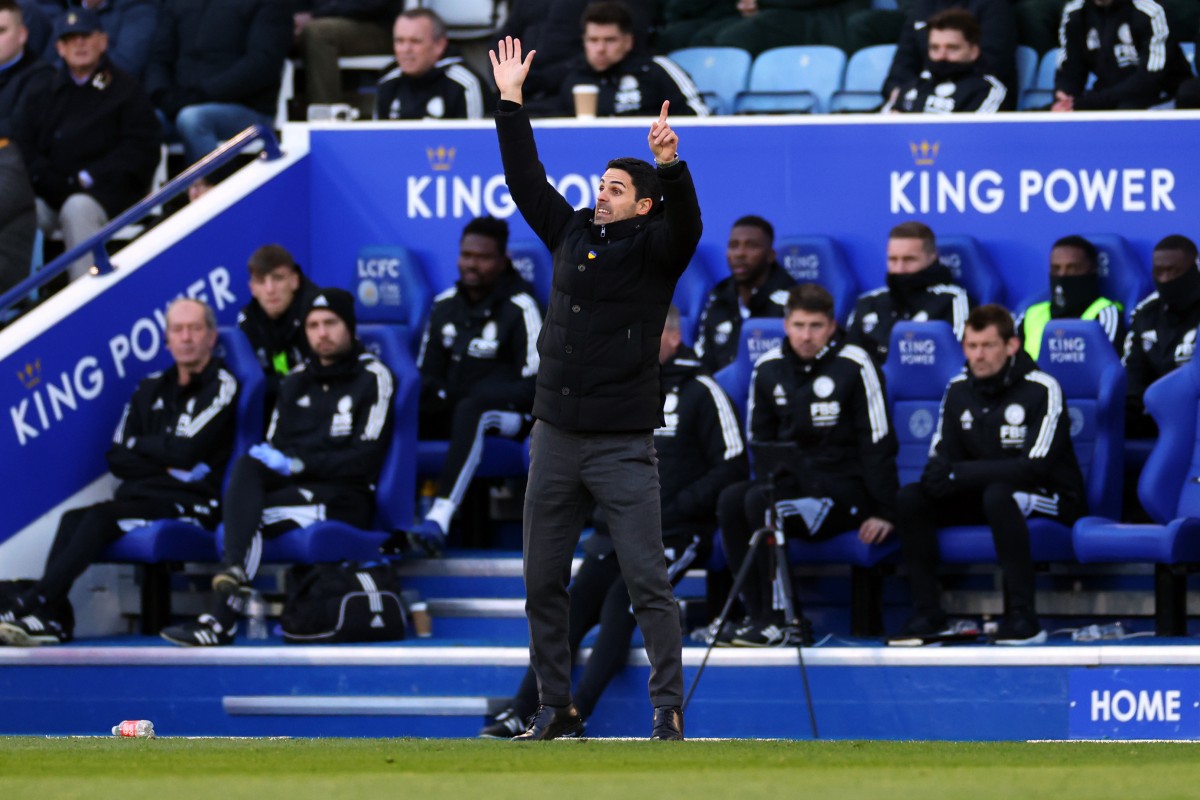 leicester 0-1 arsenal arteta king power