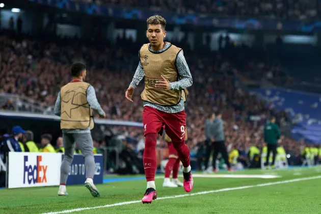 liverpool real madrid ucl roberto firmino