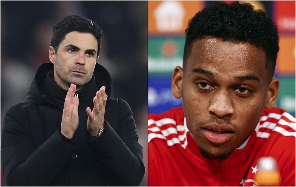 mikel arteta jurrien timber pic
