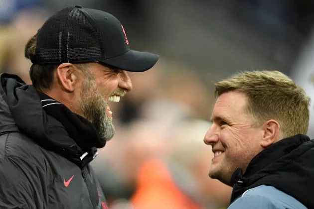 newcastle liverpool klopp and howe
