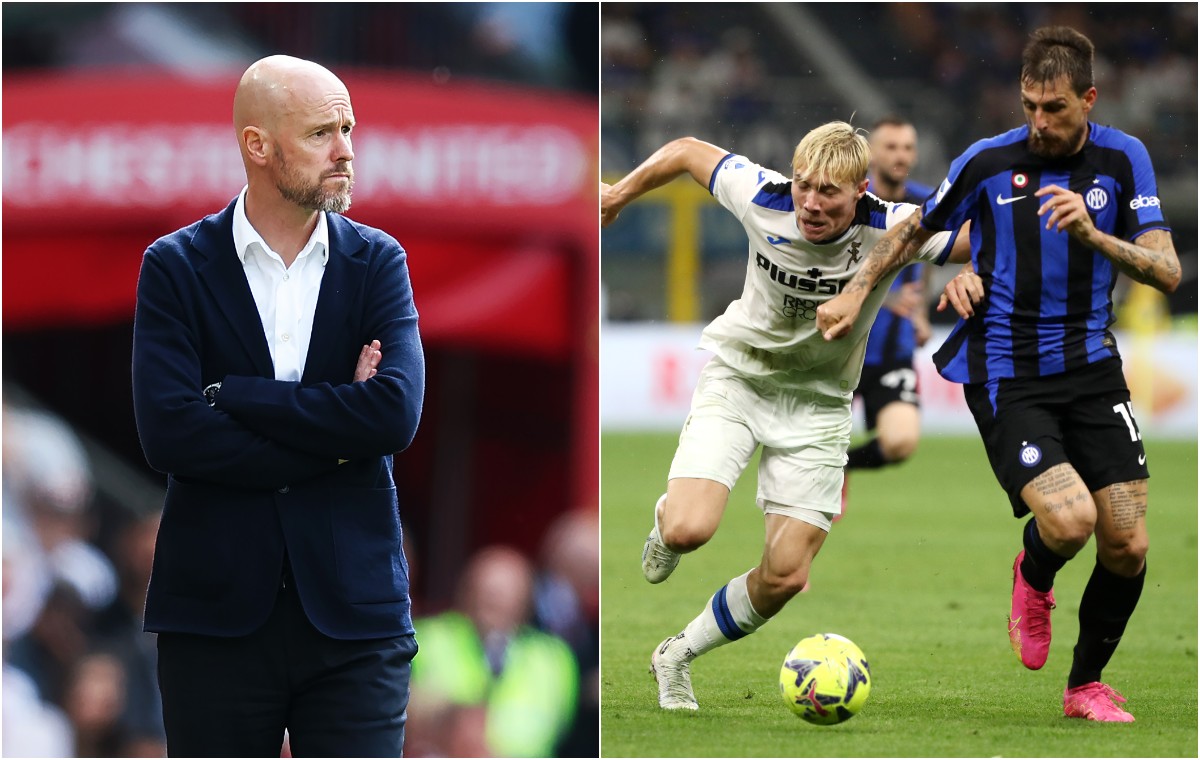 ten hag hojlund man utd atalanta inter