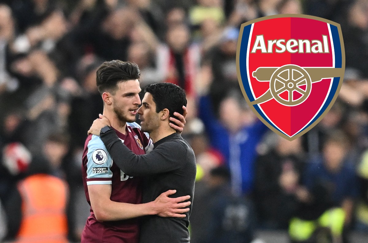 west ham united declan rice arsenal fc mikel arteta