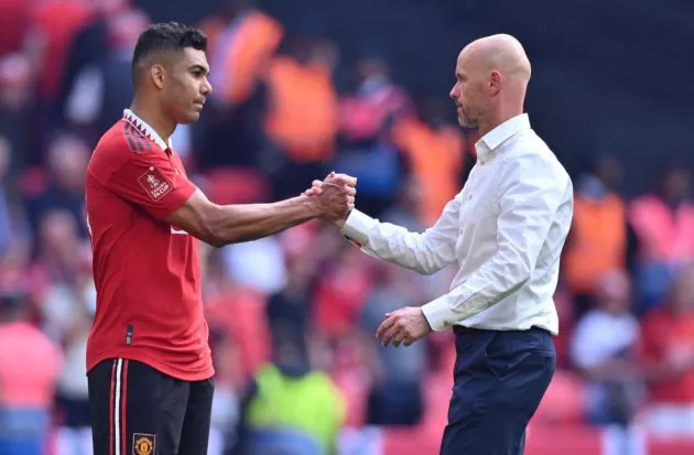 Casemiro Ten Hag Manchester United 2023