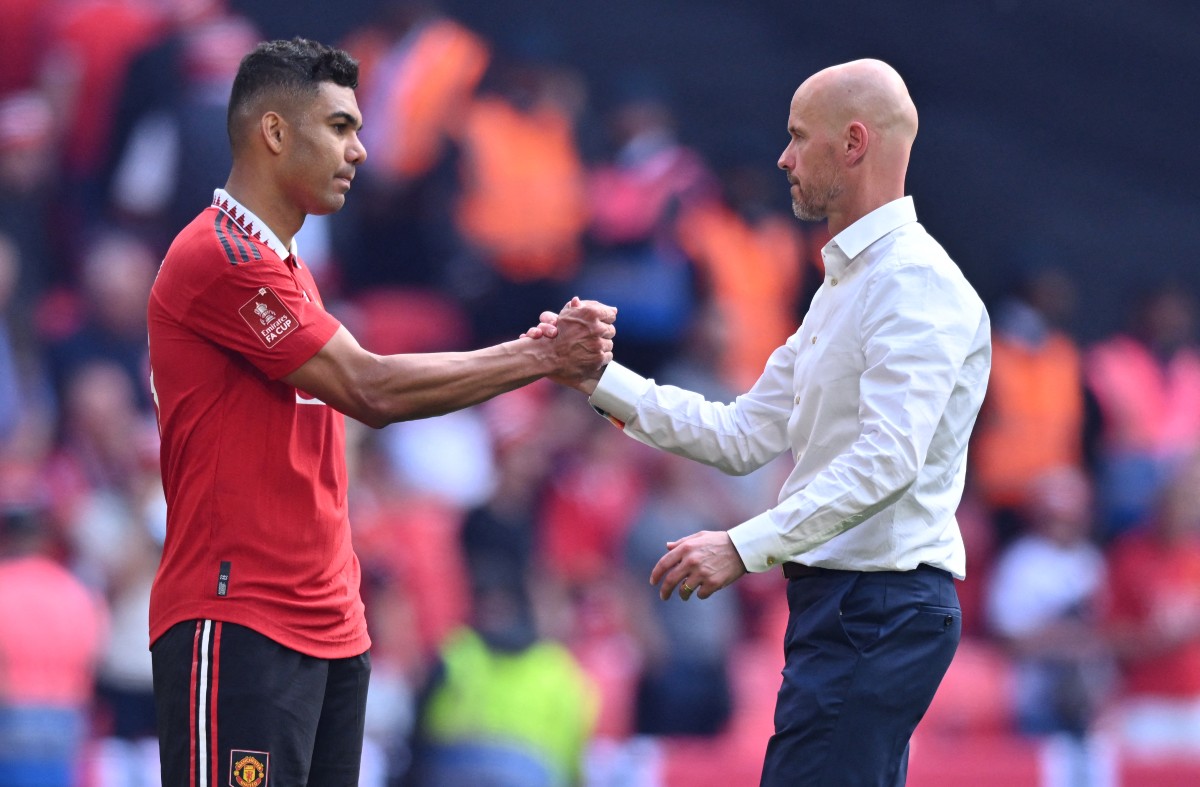 Casemiro Ten Hag Manchester United 2023