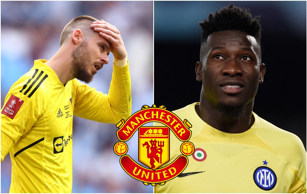 David de Gea Man Utd Andre Onana